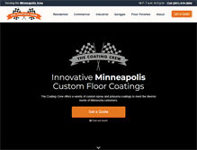 Tablet Screenshot of coatingcrew.com